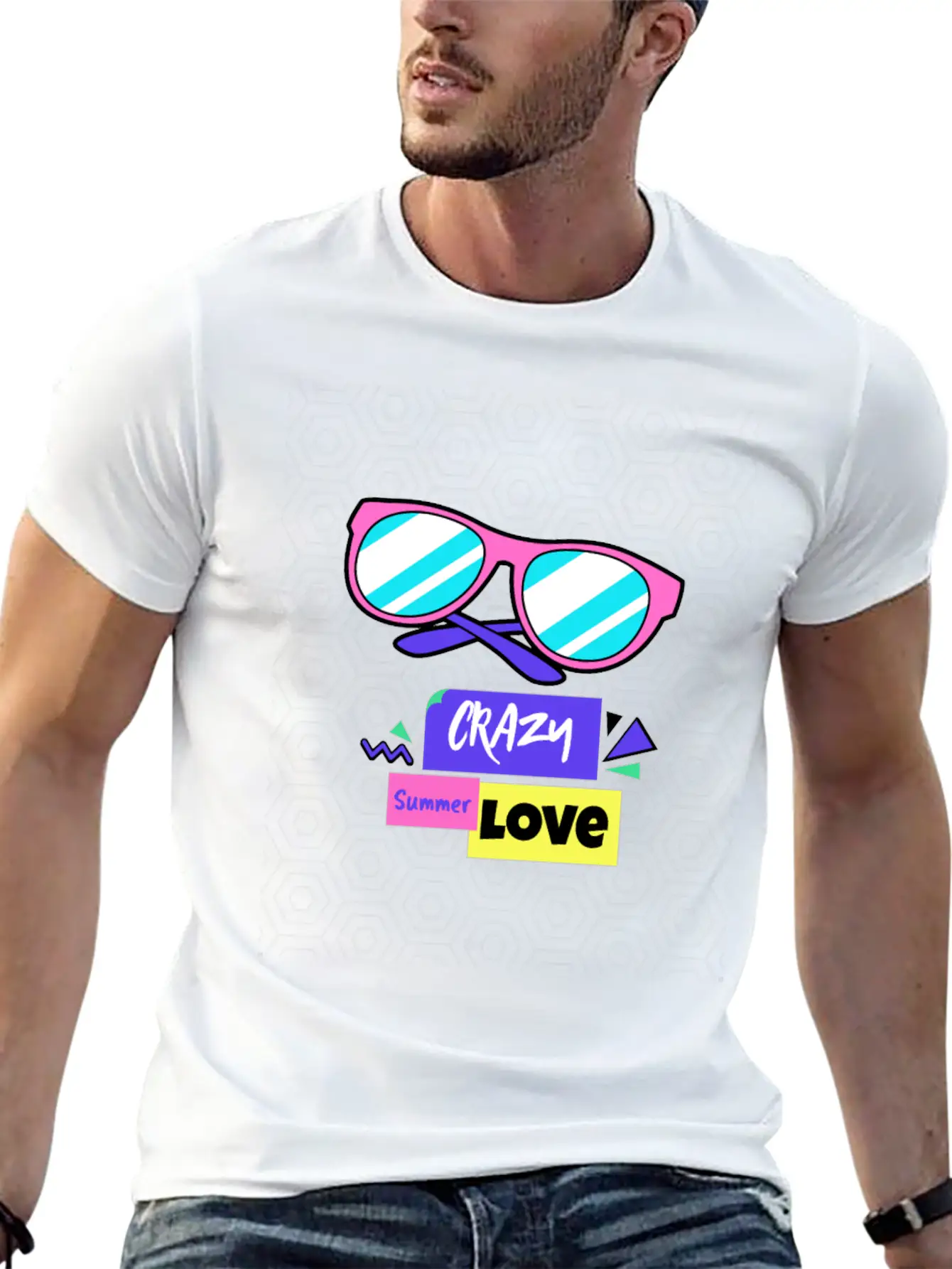 Crazy Summer Love Unisex Casual T-Shirt – Clean Design For Daily Comfort