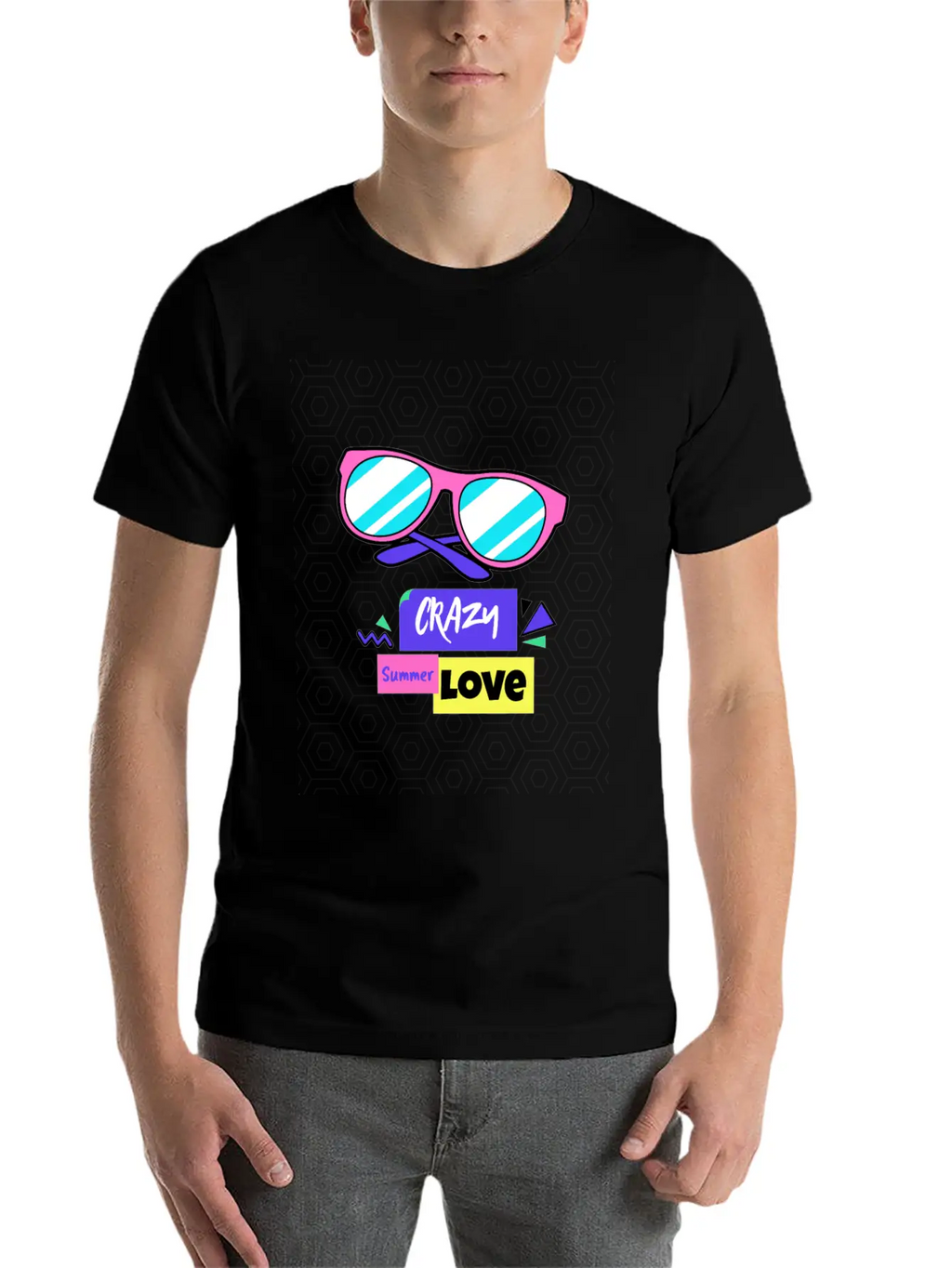 Crazy Summer Love Unisex Casual T-Shirt – Clean Design For Daily Comfort