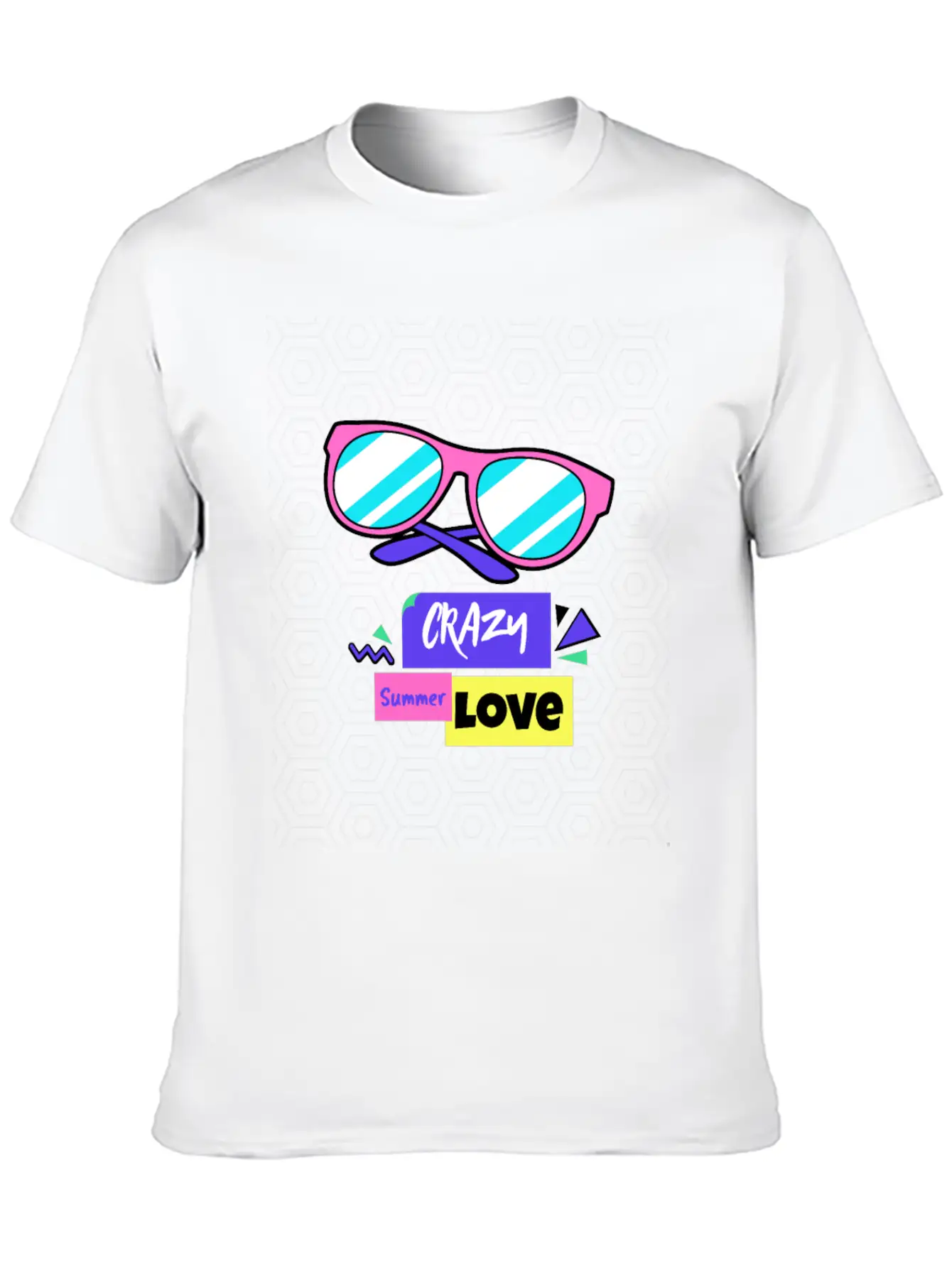 Crazy Summer Love Unisex Casual T-Shirt – Clean Design For Daily Comfort
