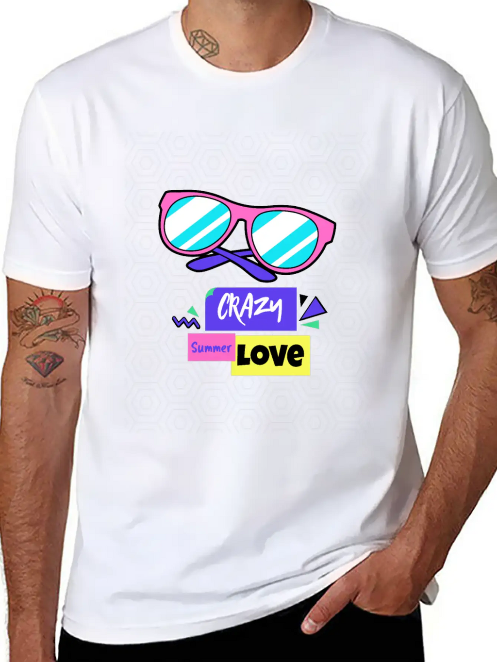 Crazy Summer Love Unisex Casual T-Shirt – Clean Design For Daily Comfort