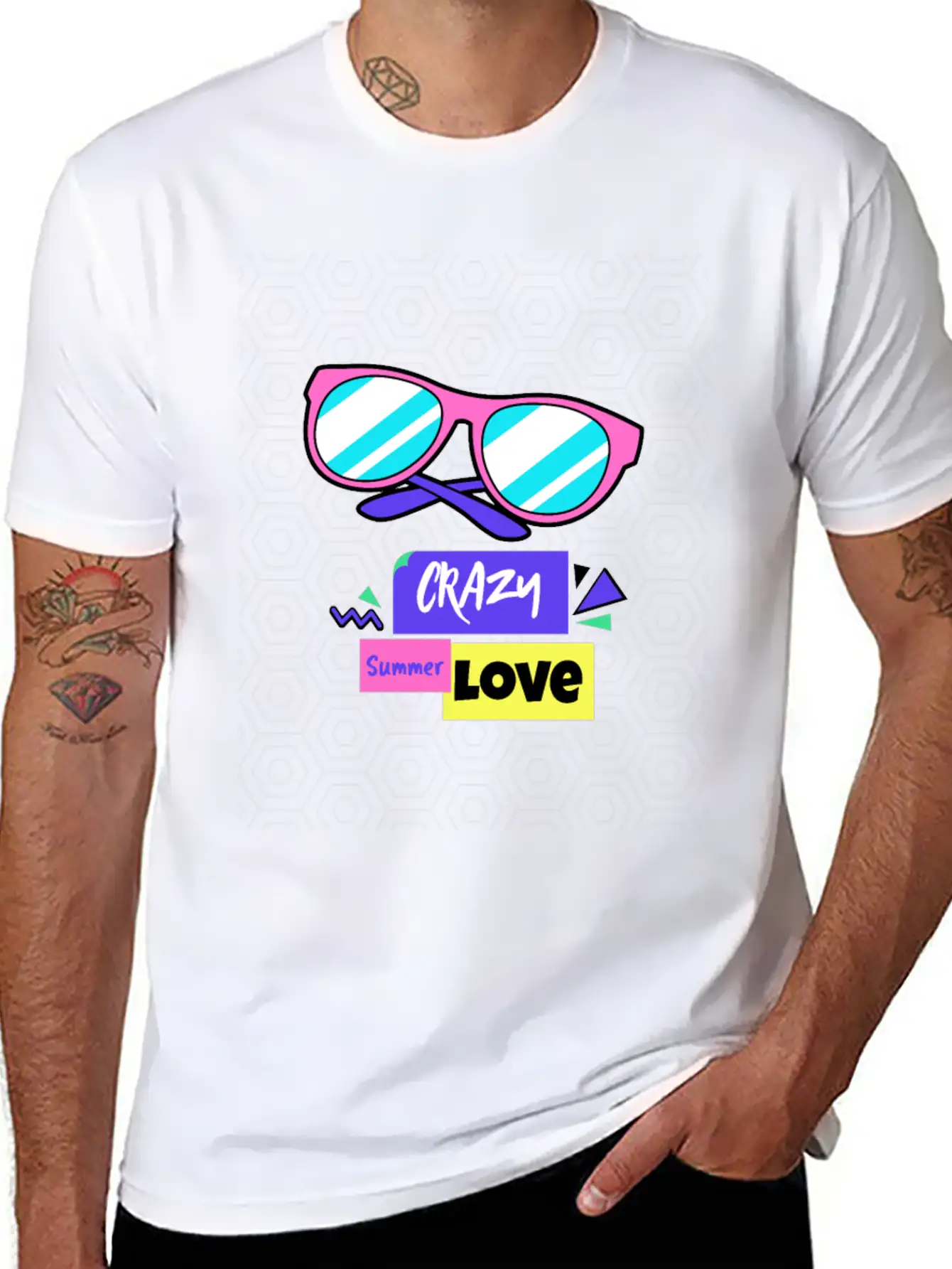 Crazy Summer Love Unisex Casual T-Shirt – Clean Design For Daily Comfort