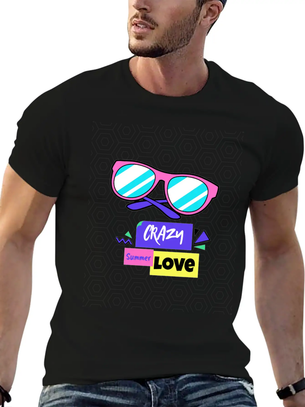 Crazy Summer Love Unisex Casual T-Shirt – Clean Design For Daily Comfort