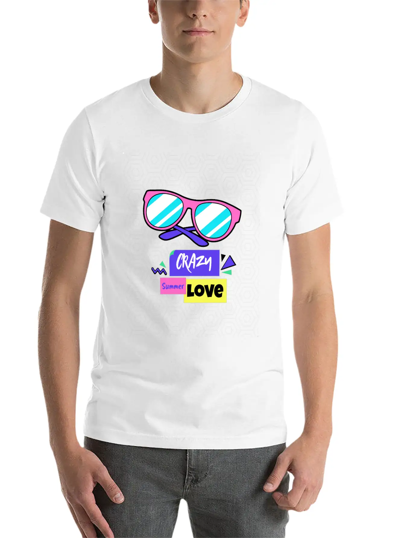 Crazy Summer Love Unisex Casual T-Shirt – Clean Design For Daily Comfort