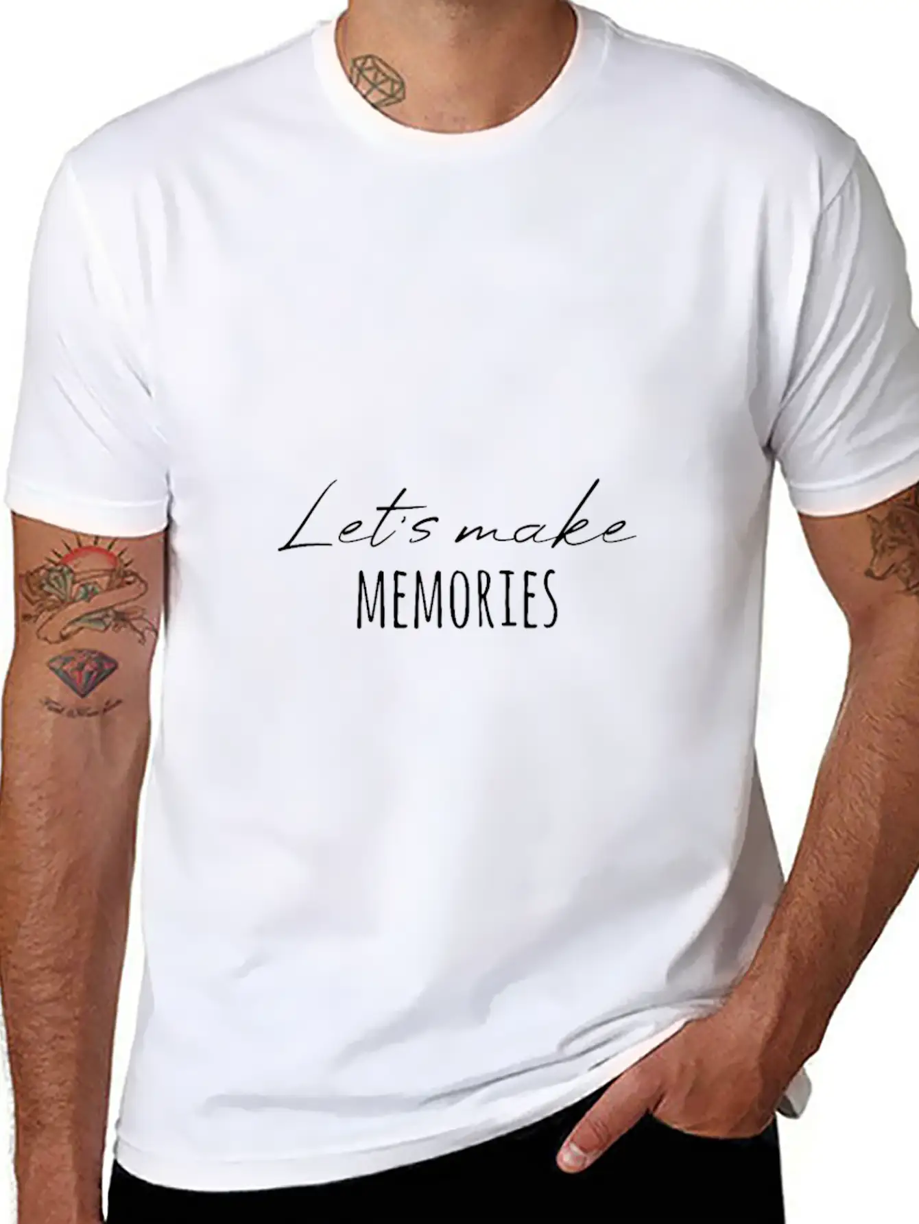 Create Memories Great Saying Classic Cotton Tee – Unisex Comfort For Any Season