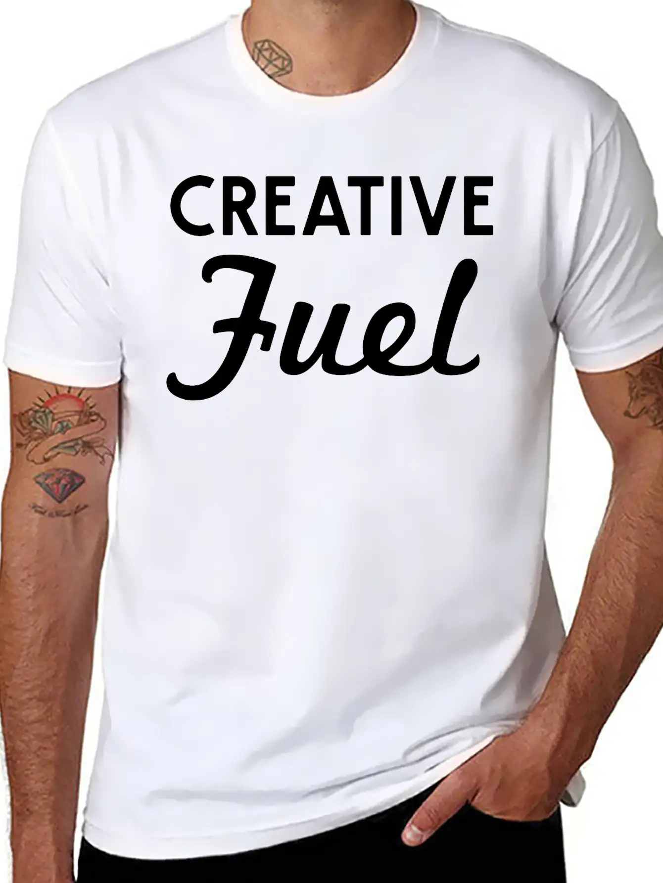 Creative Fuel Essential Cotton Tee For Daily Outfits – Unisex Style