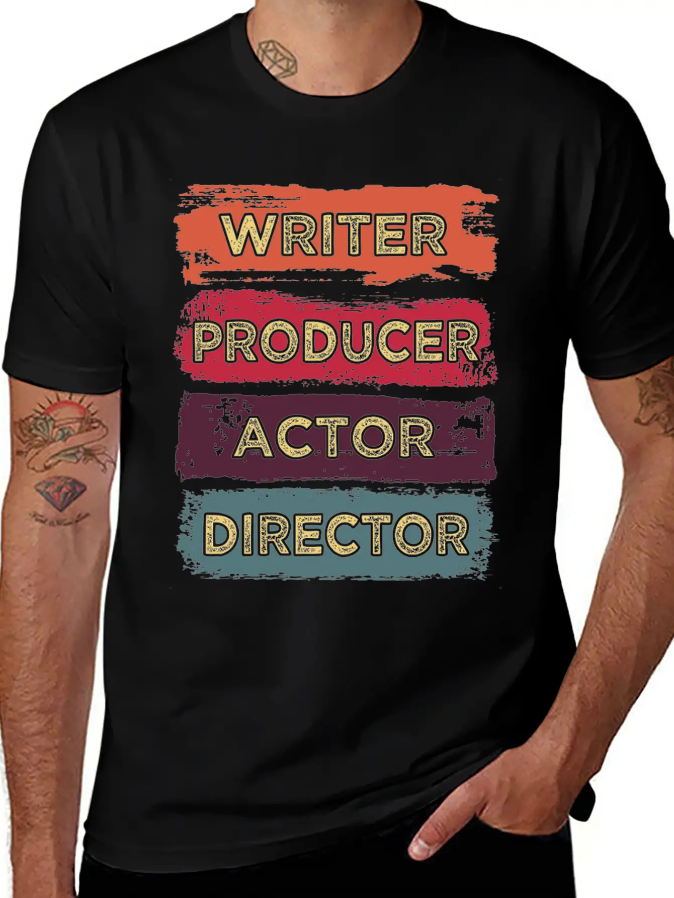 Creative Professional Writer, Producer, Director, Stylish Everyday T-Shirt – Unisex Basic Cotton Tee