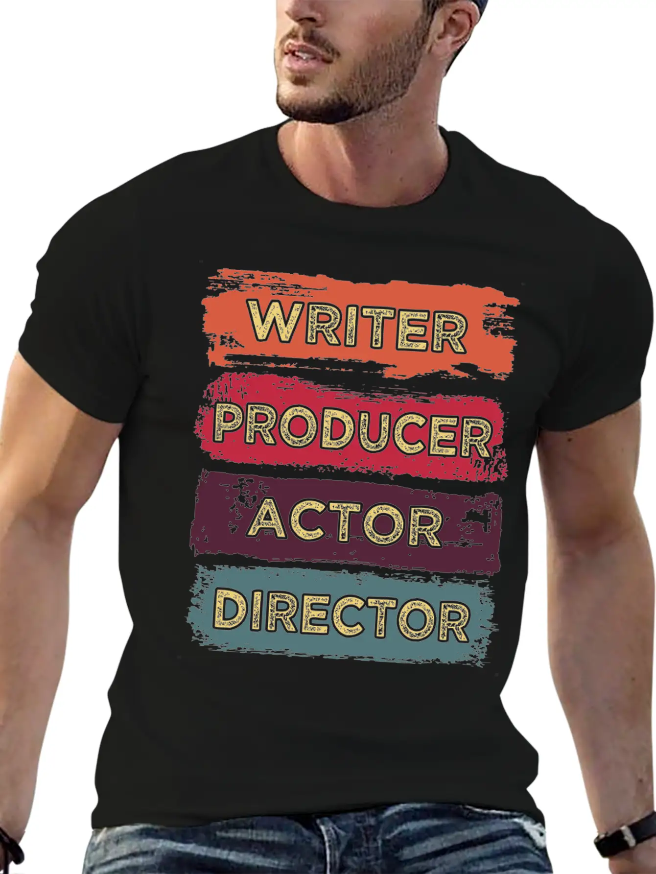 Creative Professional Writer, Producer, Director, Stylish Everyday T-Shirt – Unisex Basic Cotton Tee