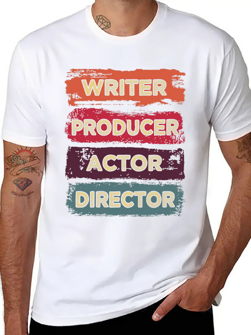 Creative Professional Writer, Producer, Director, Stylish Everyday T-Shirt – Unisex Basic Cotton Tee