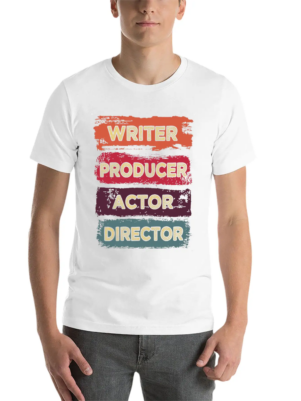 Creative Professional Writer, Producer, Director, Stylish Everyday T-Shirt – Unisex Basic Cotton Tee