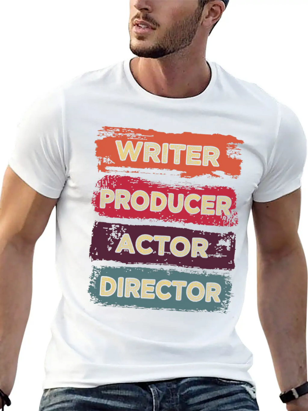 Creative Professional Writer, Producer, Director, Stylish Everyday T-Shirt – Unisex Basic Cotton Tee