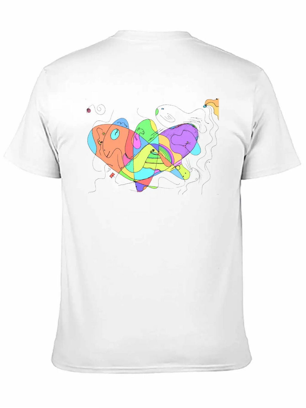 Creative Space Art Breathable Soft Cotton T-Shirt – Timeless Casual Look