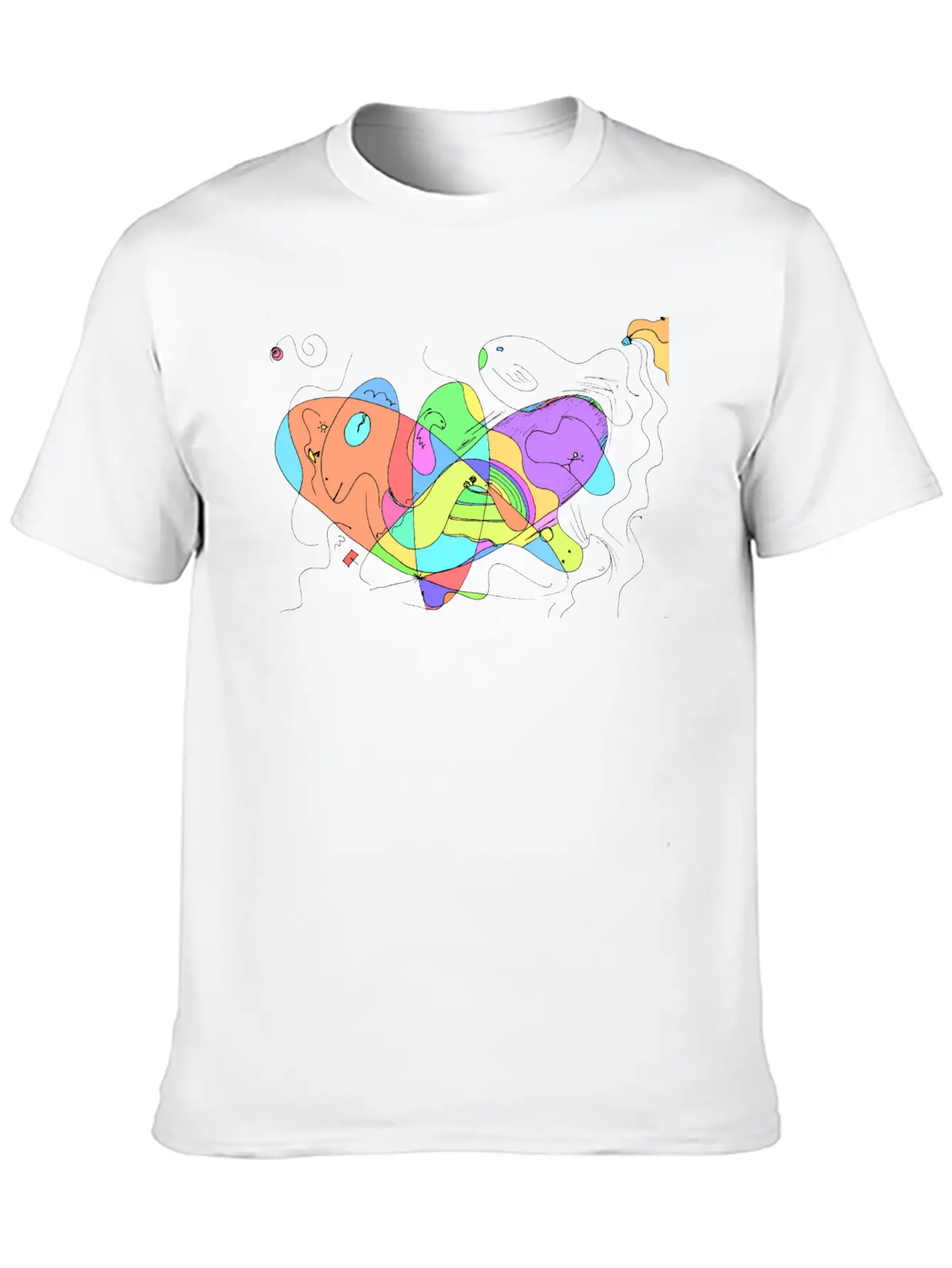 Creative Space Art Breathable Soft Cotton T-Shirt – Timeless Casual Look