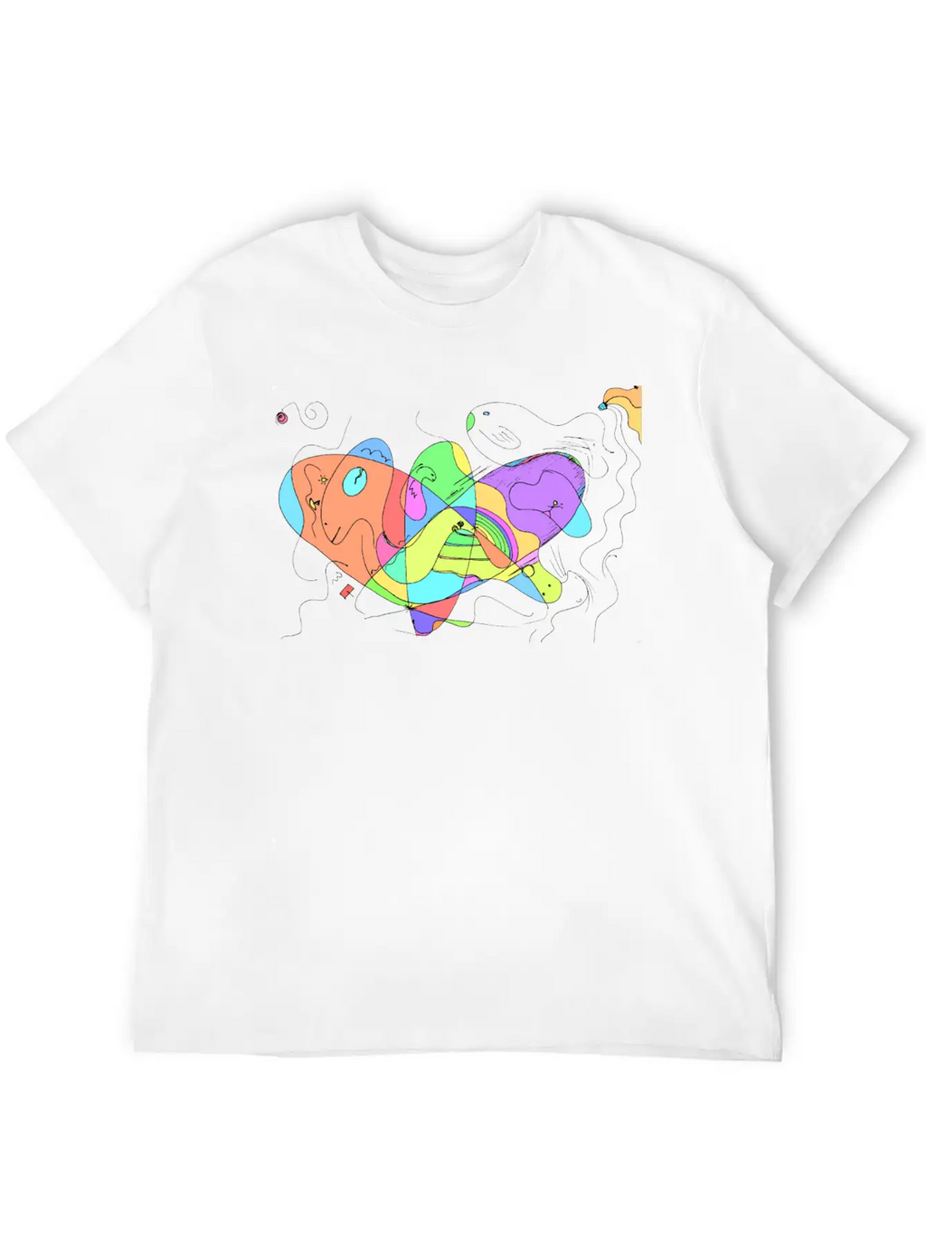 Creative Space Art Breathable Soft Cotton T-Shirt – Timeless Casual Look