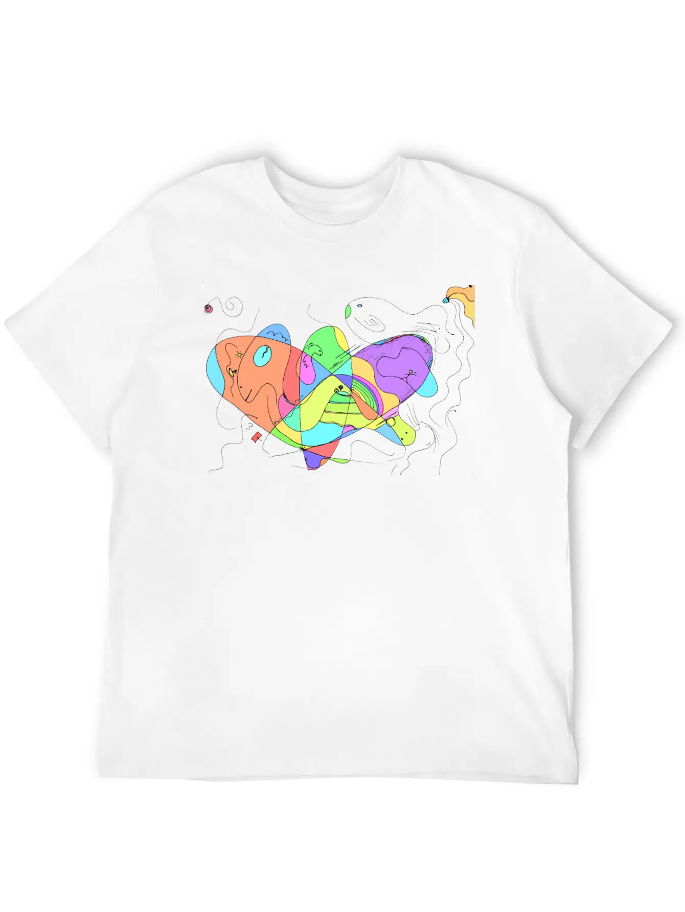 Creative Space Art Breathable Soft Cotton T-Shirt – Timeless Casual Look