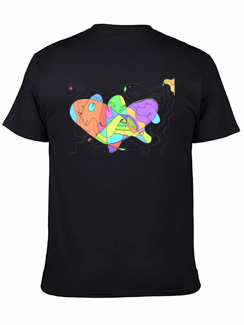Creative Space Art Breathable Soft Cotton T-Shirt – Timeless Casual Look