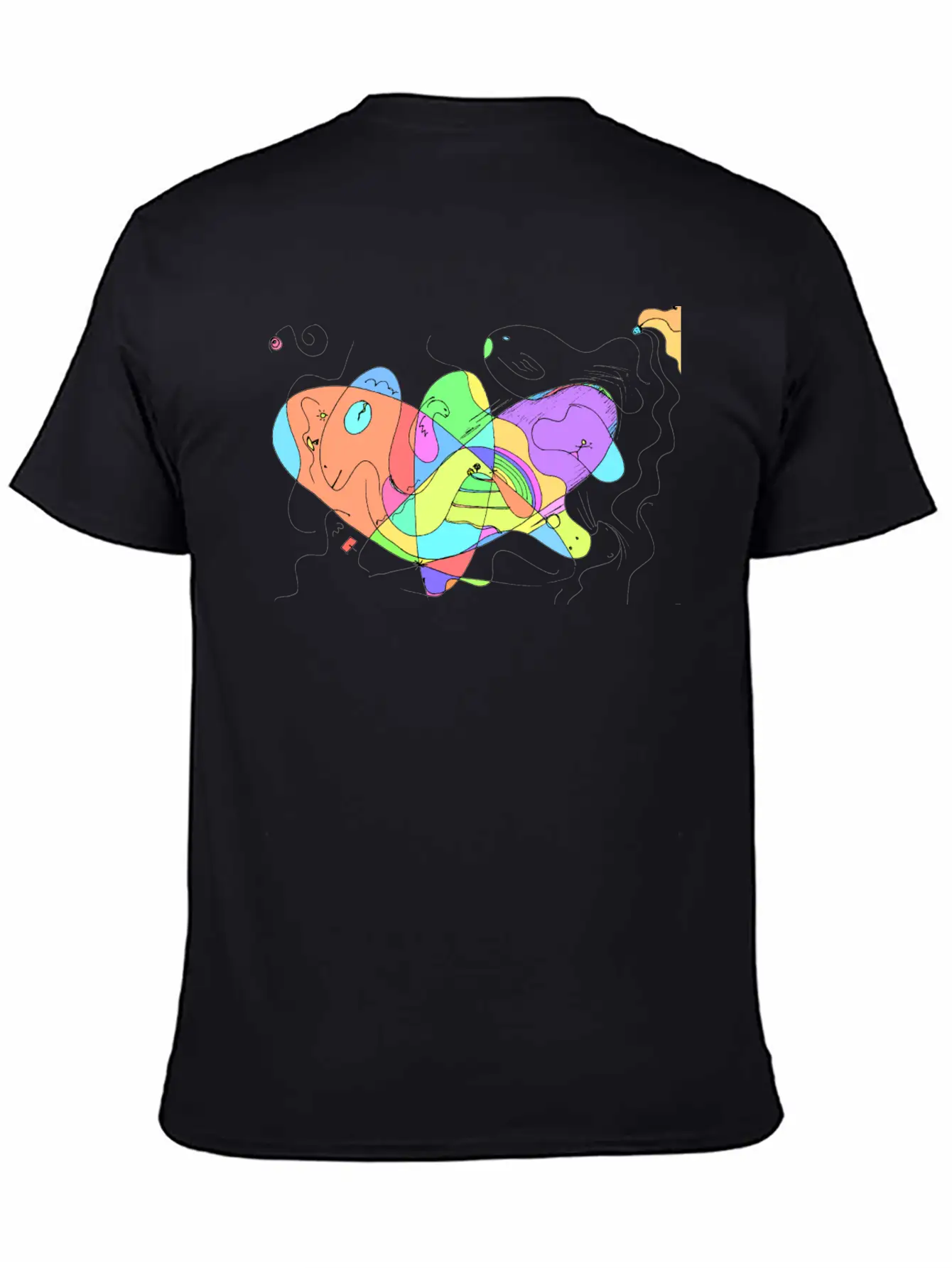 Creative Space Art Breathable Soft Cotton T-Shirt – Timeless Casual Look