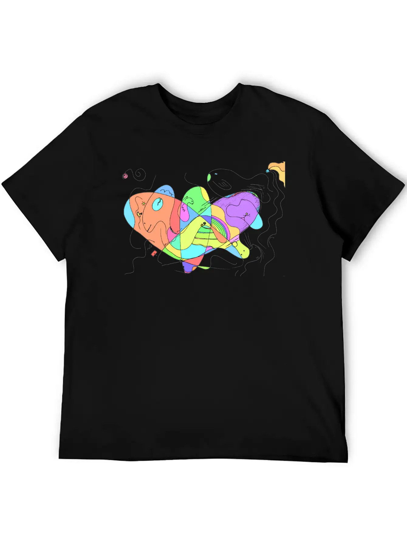 Creative Space Art Breathable Soft Cotton T-Shirt – Timeless Casual Look