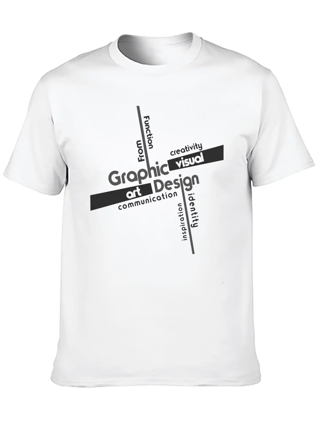 Creativity In Design Timeless Short Sleeve Tee – Comfy And Minimalist Design