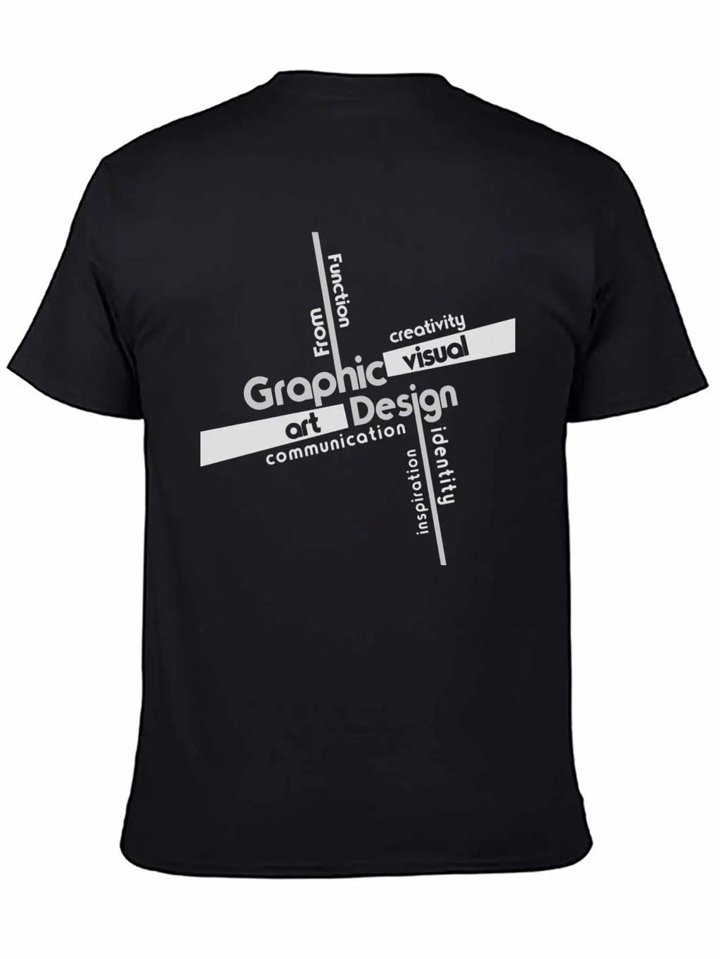 Creativity In Design Timeless Short Sleeve Tee – Comfy And Minimalist Design