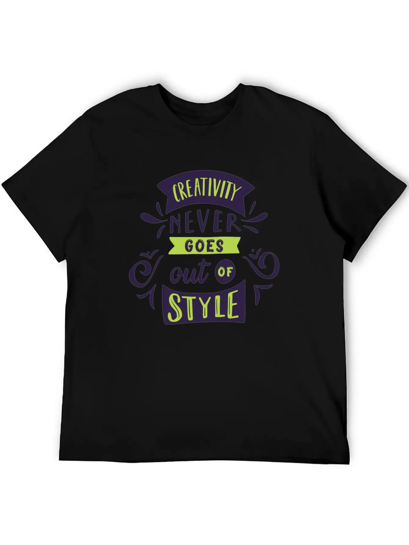 Creativity Never Goes Out Of Style Basic Graphic T-Shirt – Daily Comfort In Soft Cotton