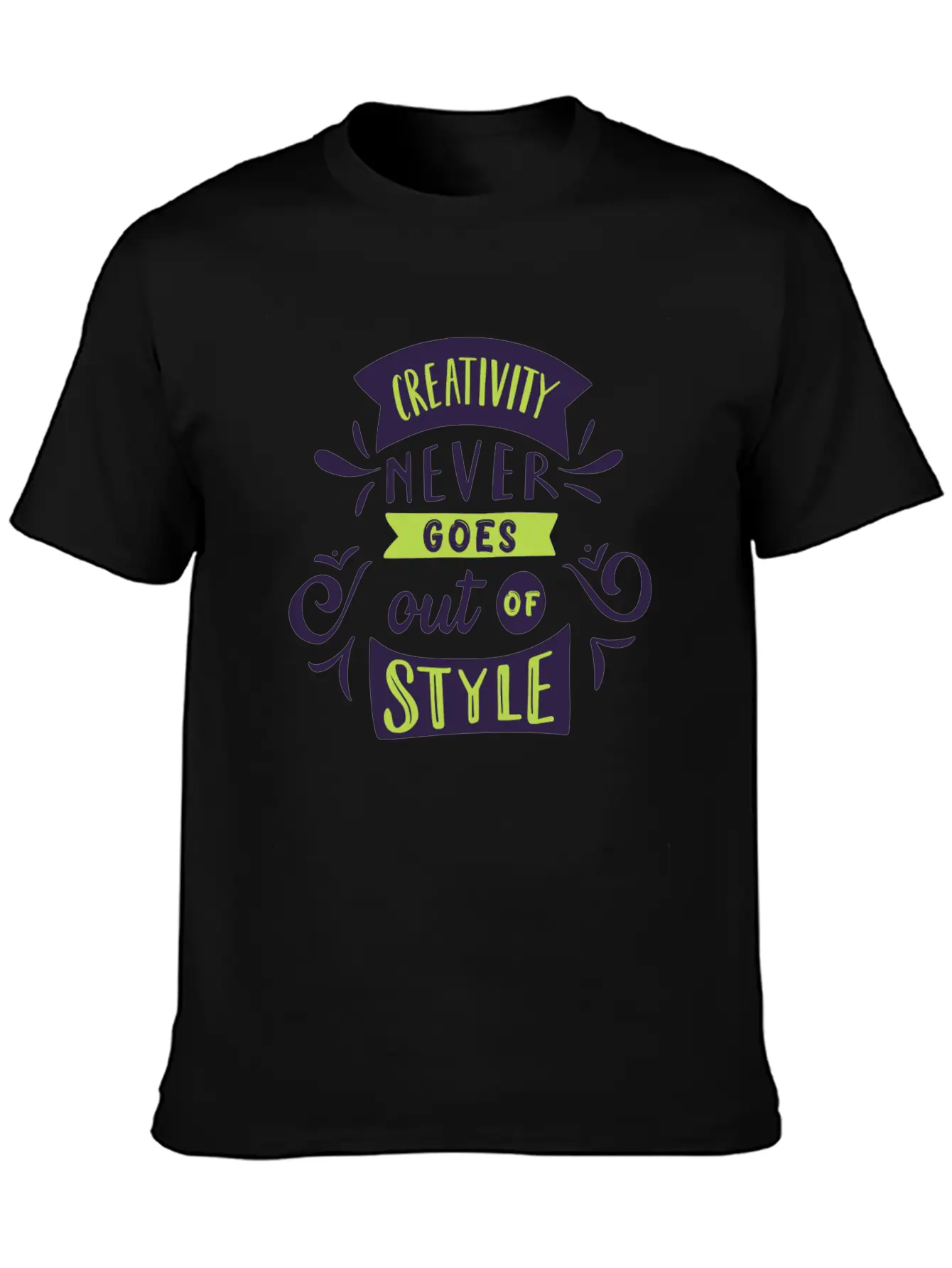 Creativity Never Goes Out Of Style Basic Graphic T-Shirt – Daily Comfort In Soft Cotton