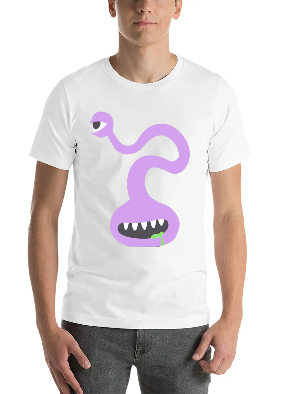 Creepy Monster Stylish Everyday T-Shirt – Unisex Basic Cotton Tee