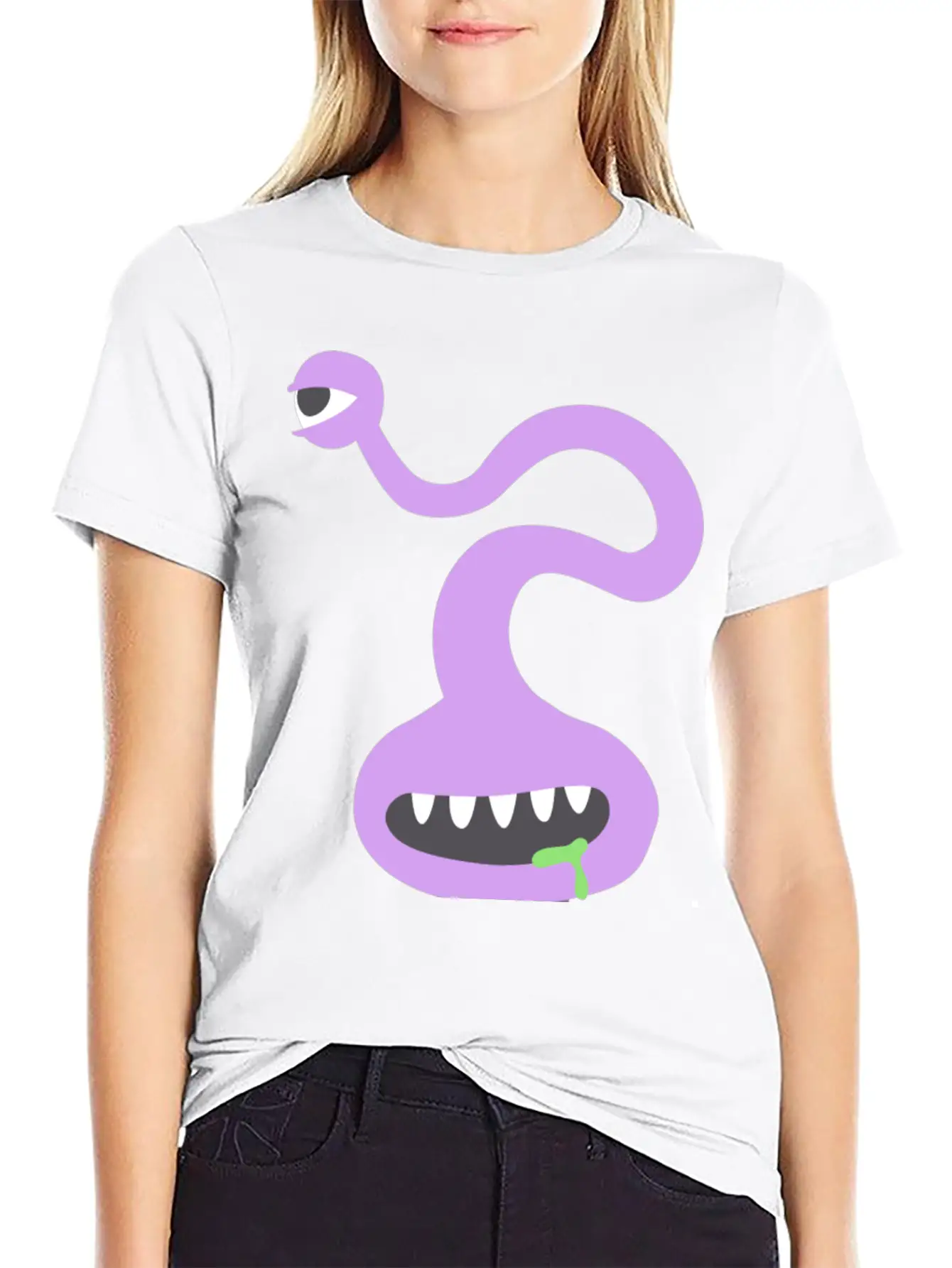 Creepy Monster Stylish Everyday T-Shirt – Unisex Basic Cotton Tee