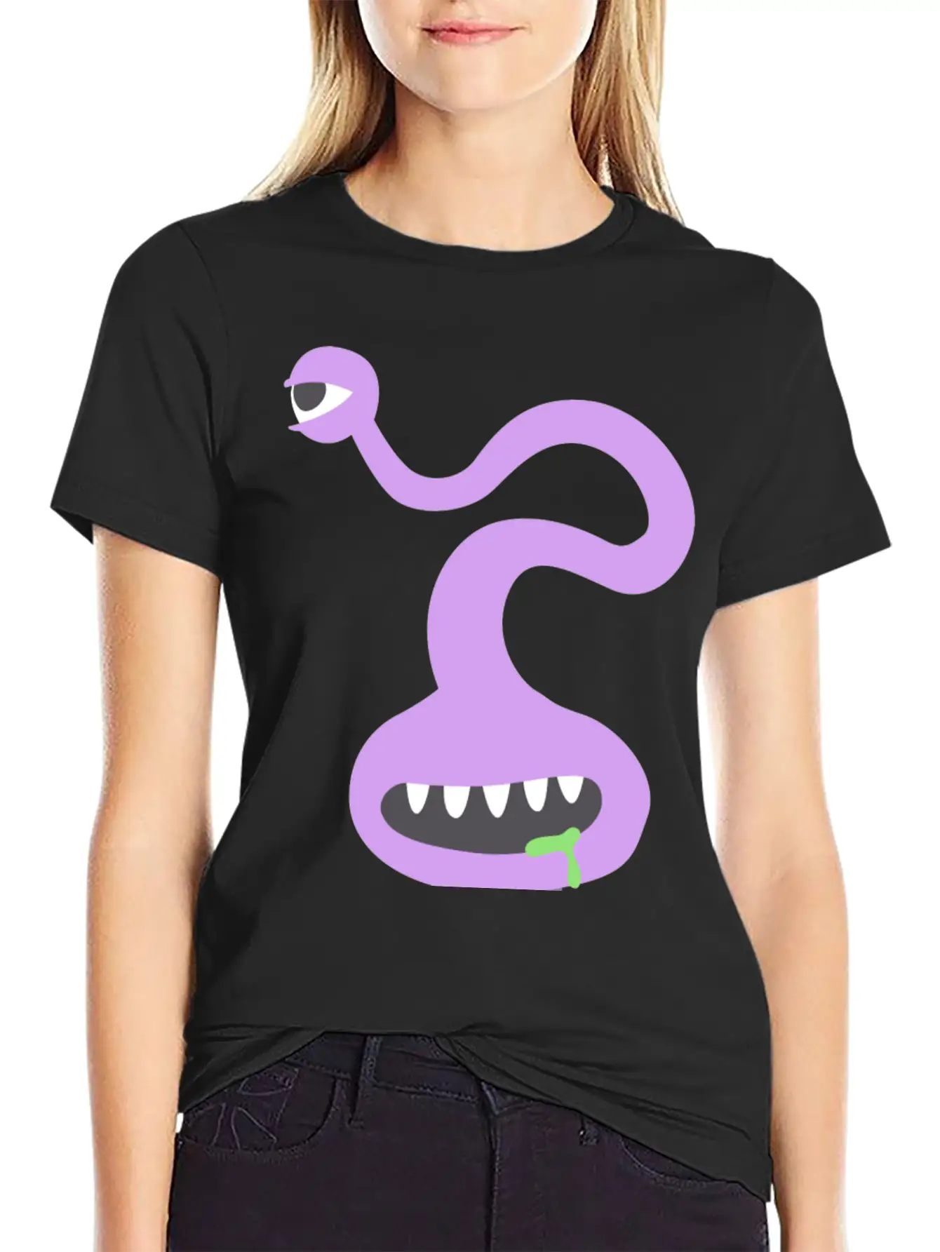 Creepy Monster Stylish Everyday T-Shirt – Unisex Basic Cotton Tee