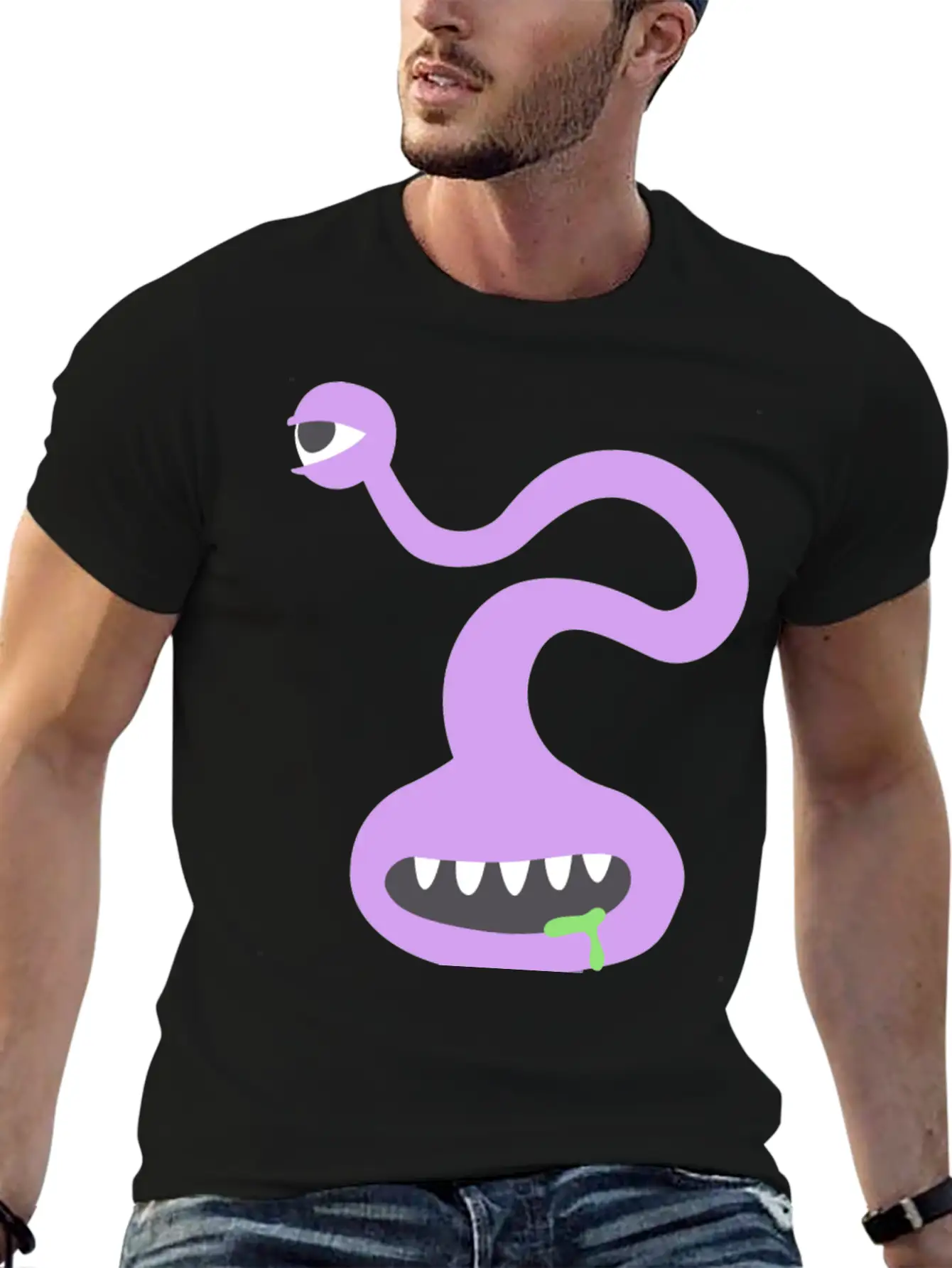 Creepy Monster Stylish Everyday T-Shirt – Unisex Basic Cotton Tee