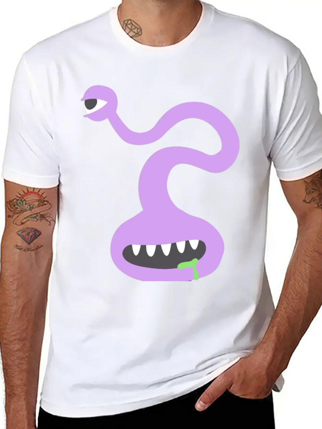 Creepy Monster Stylish Everyday T-Shirt – Unisex Basic Cotton Tee