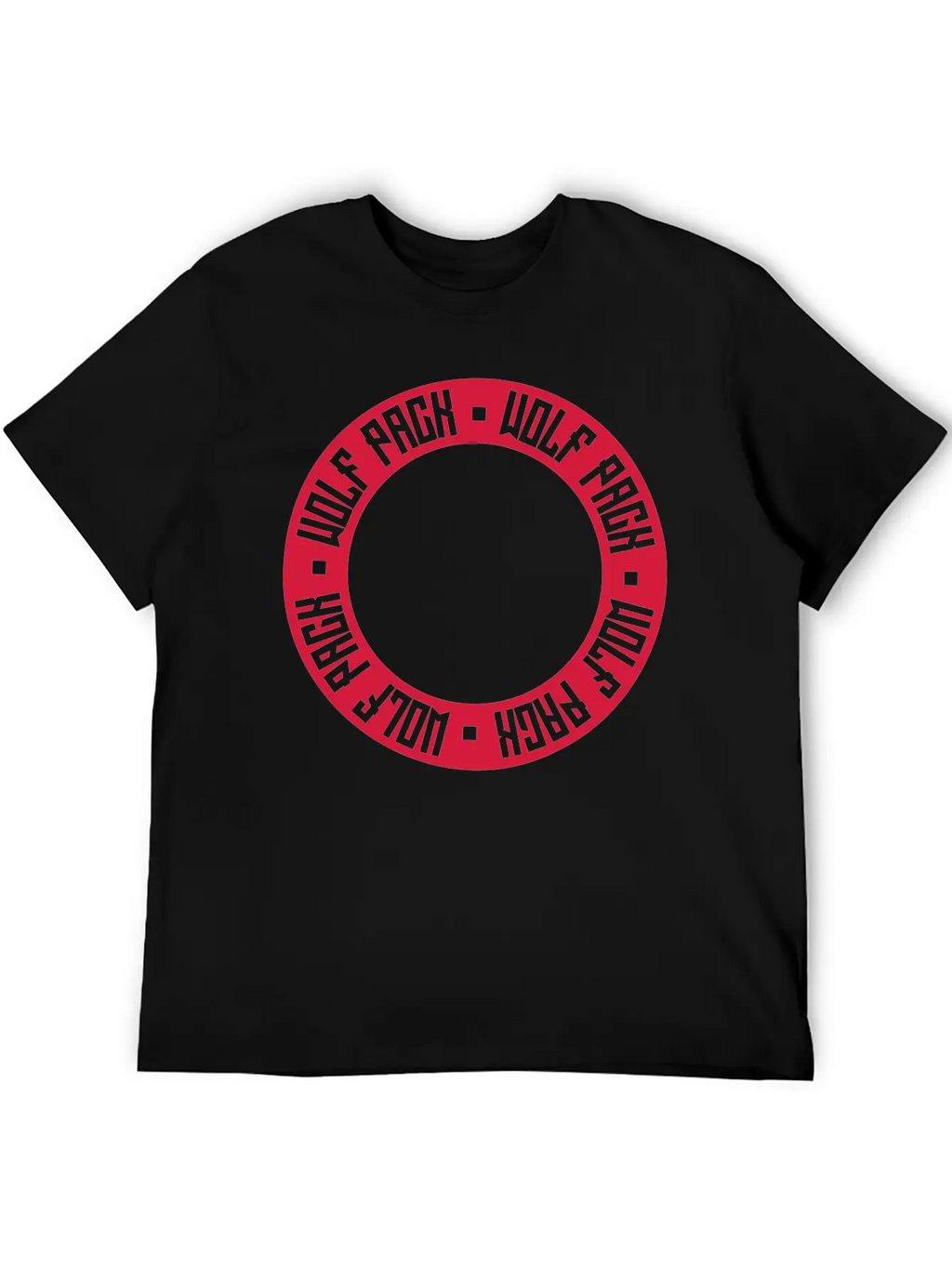 Crew Wolf Pack Essential Cotton Tee For Daily Outfits – Unisex Style