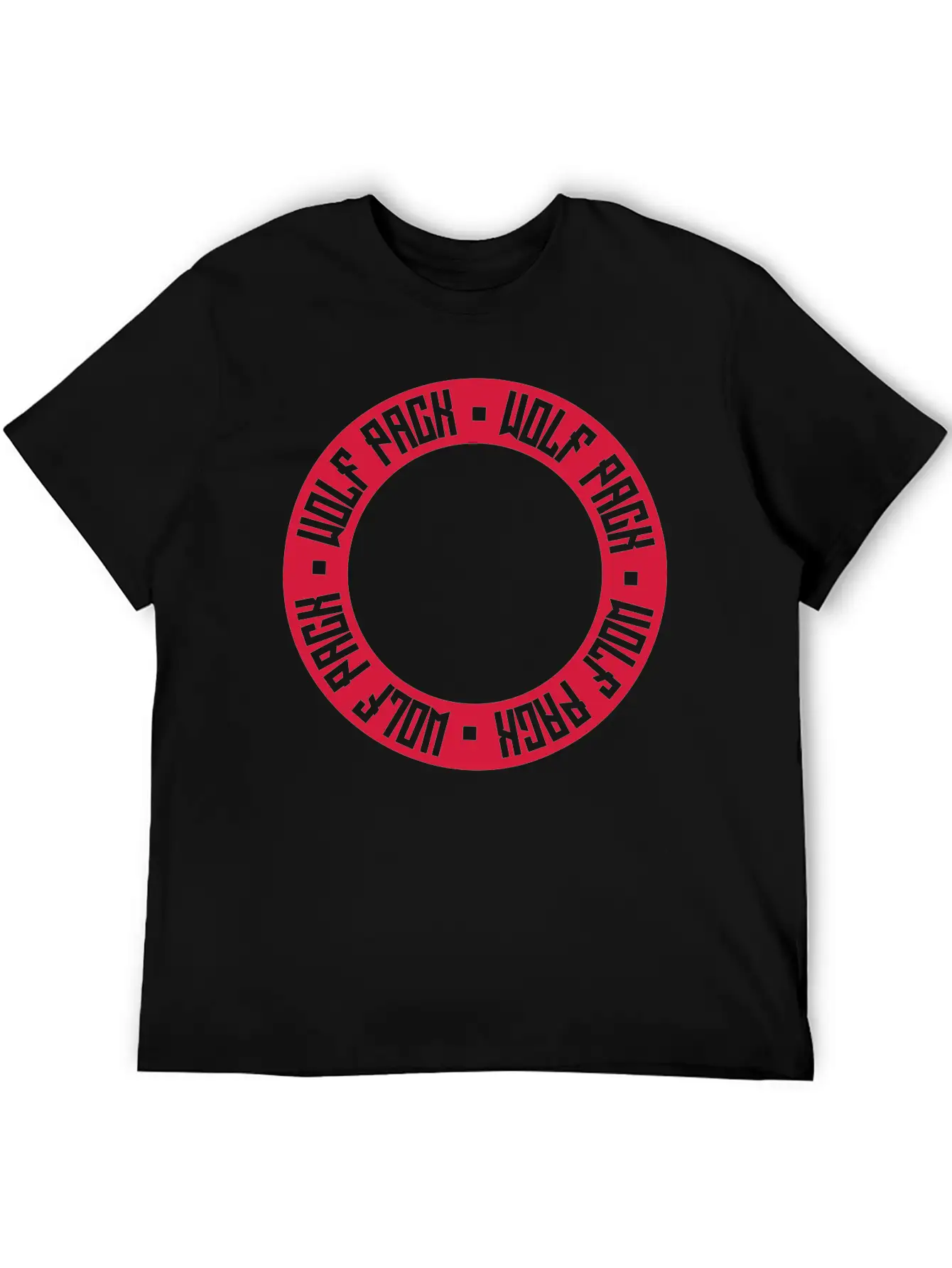 Crew Wolf Pack Essential Cotton Tee For Daily Outfits – Unisex Style