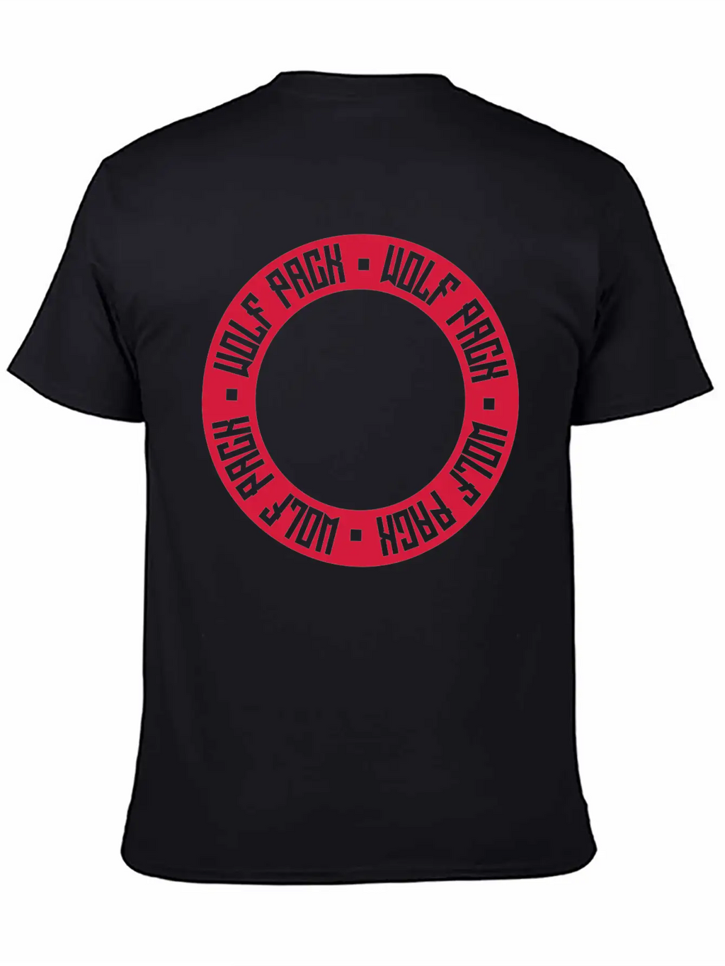Crew Wolf Pack Essential Cotton Tee For Daily Outfits – Unisex Style