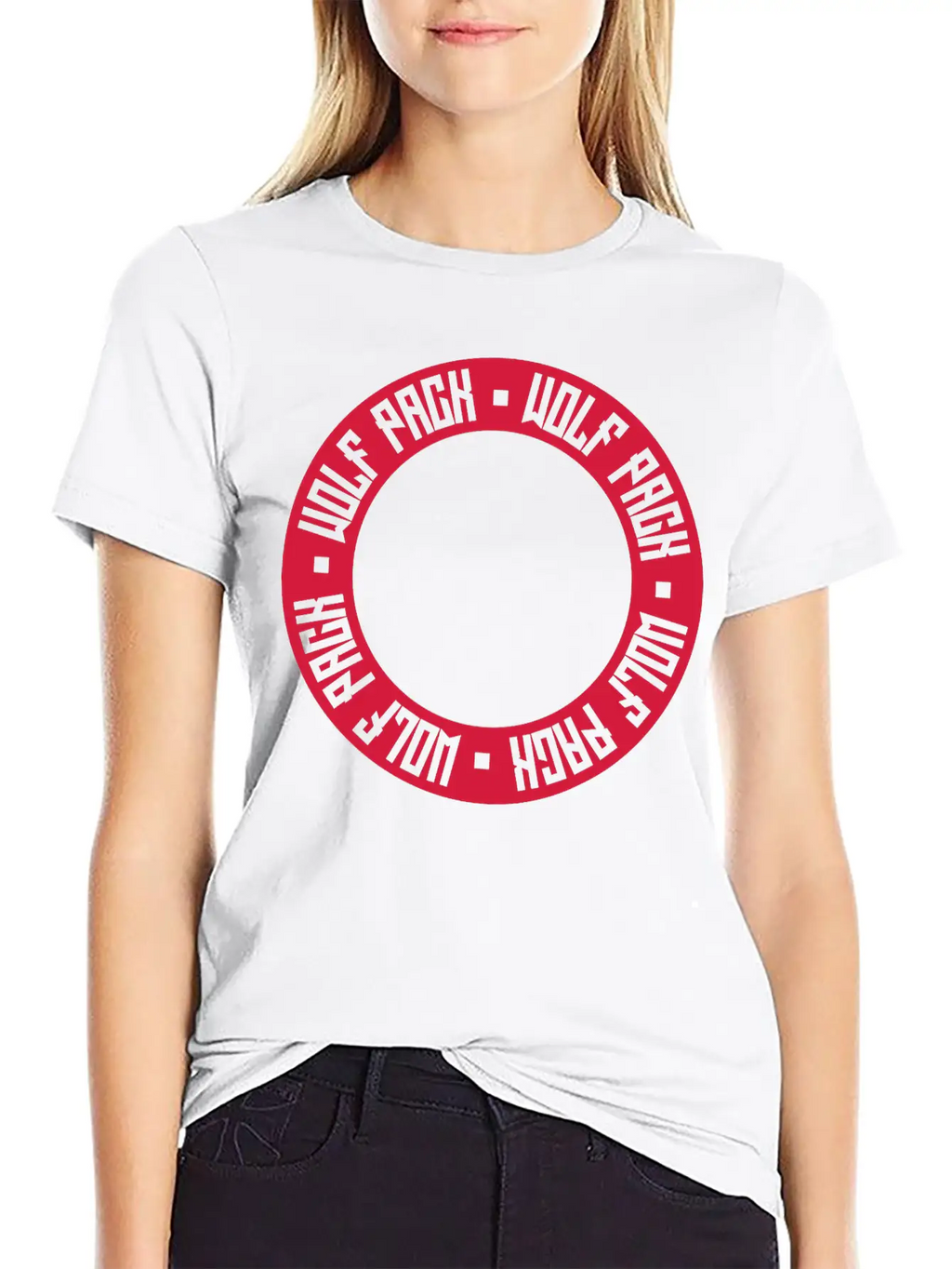 Crew Wolf Pack Essential Cotton Tee For Daily Outfits – Unisex Style