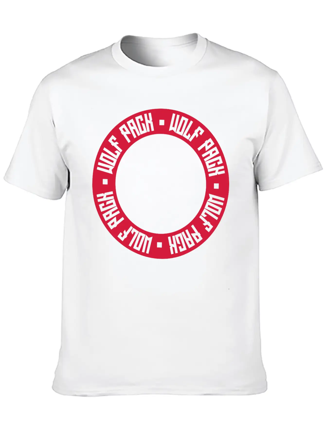 Crew Wolf Pack Essential Cotton Tee For Daily Outfits – Unisex Style