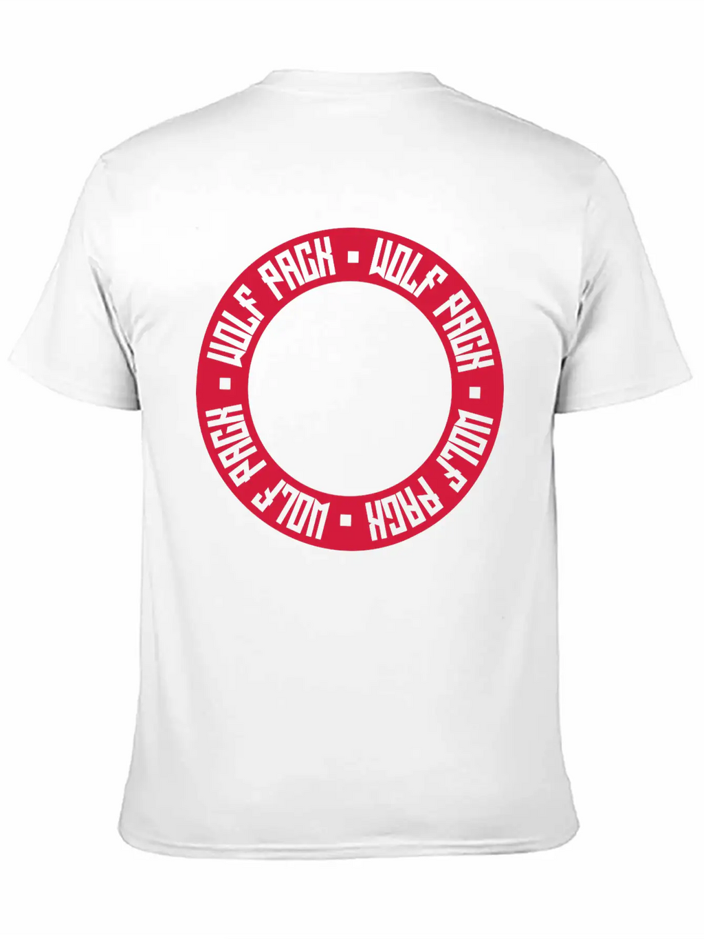 Crew Wolf Pack Essential Cotton Tee For Daily Outfits – Unisex Style