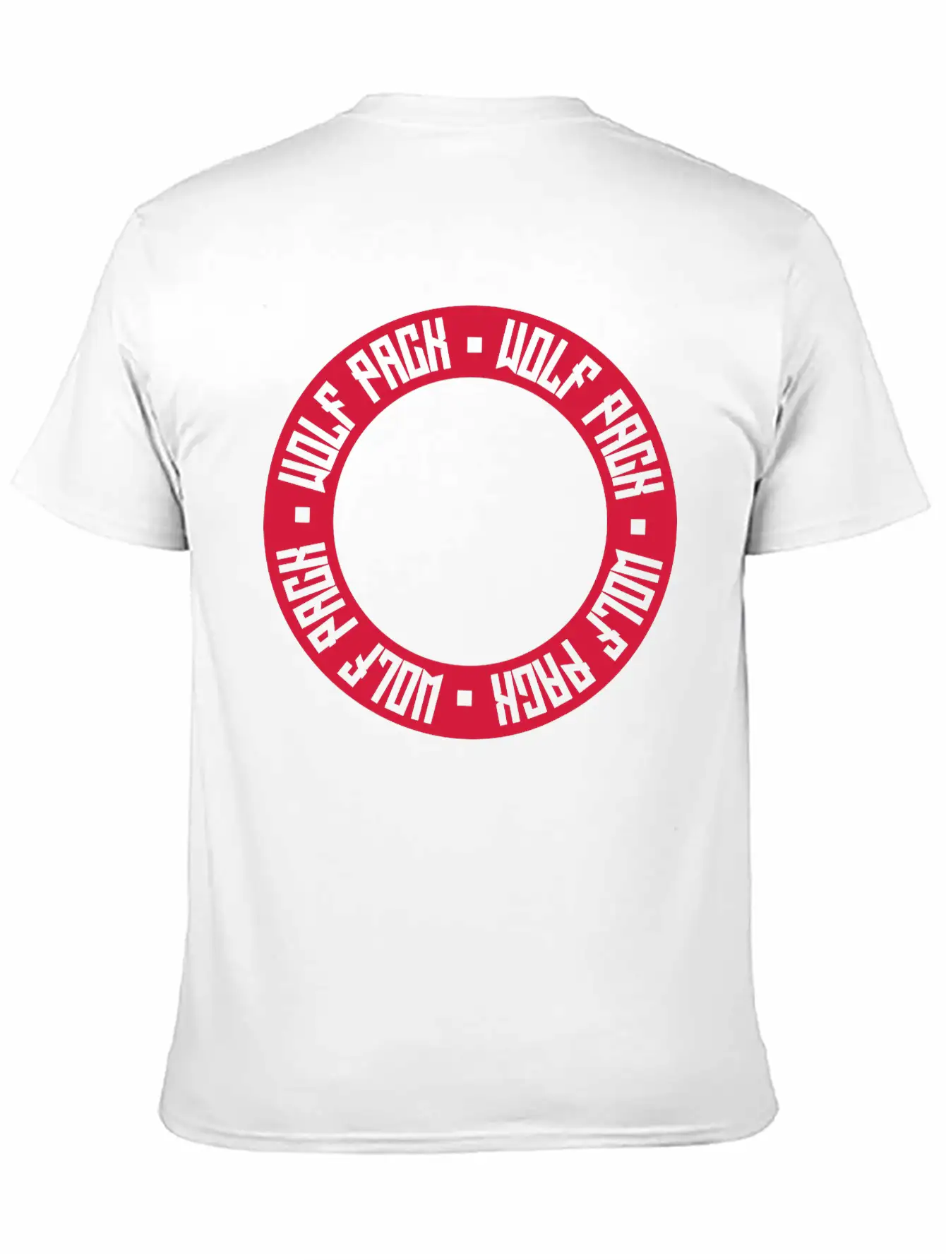 Crew Wolf Pack Essential Cotton Tee For Daily Outfits – Unisex Style