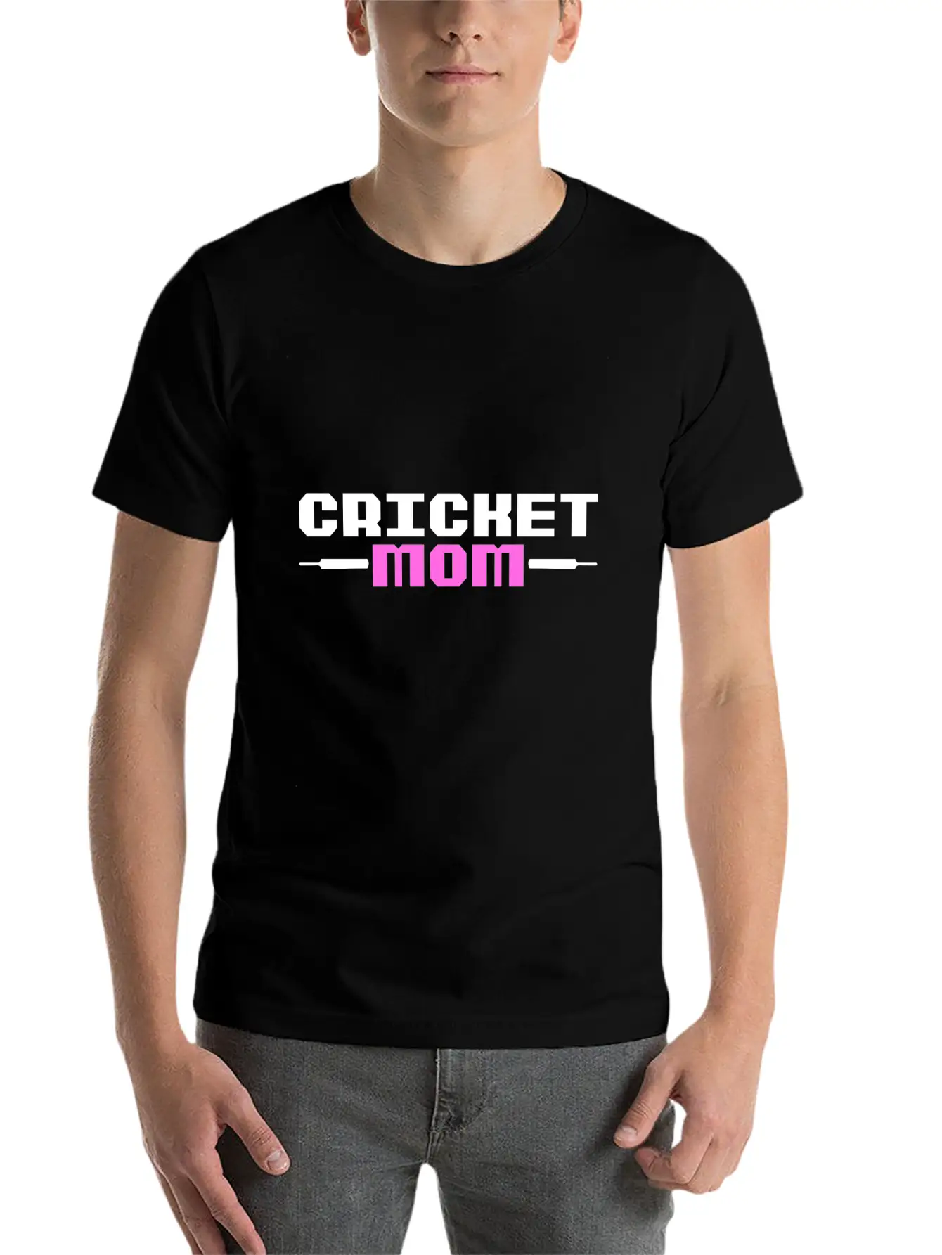 Cricket Mom Cricket Player Cricket Fan Gift Idea Unisex Casual T-Shirt – Clean Design For Daily Comfort