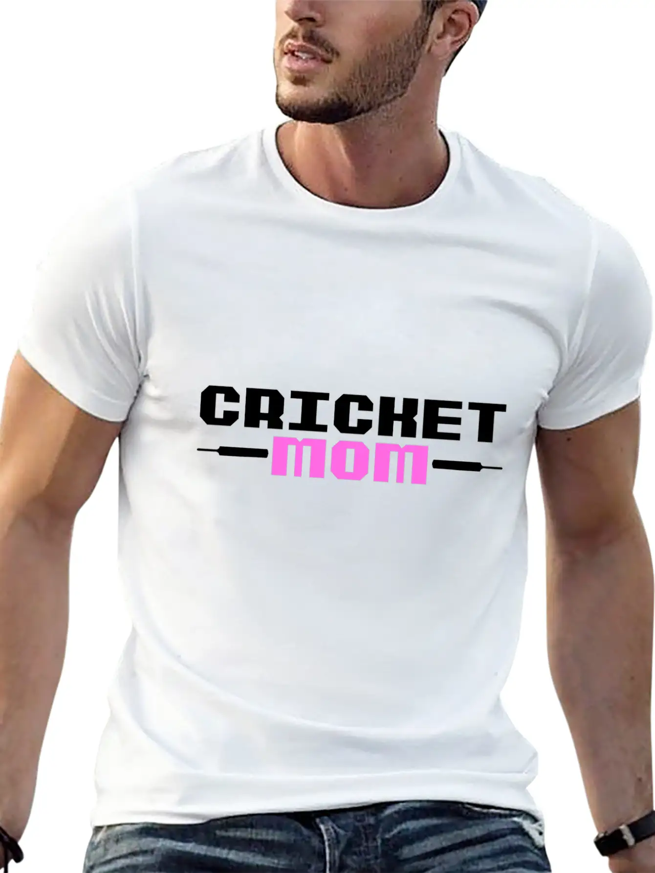 Cricket Mom Cricket Player Cricket Fan Gift Idea Unisex Casual T-Shirt – Clean Design For Daily Comfort