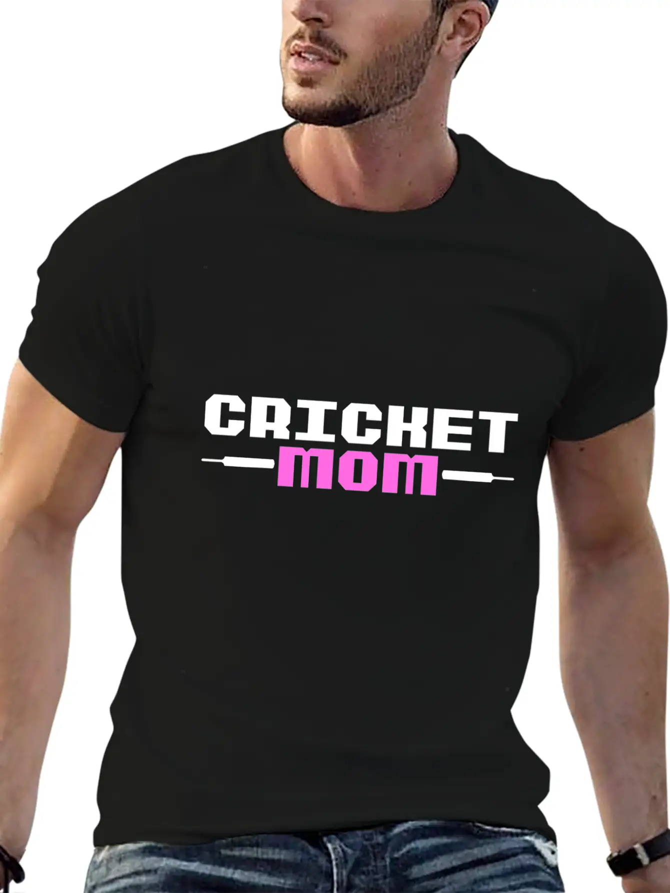 Cricket Mom Cricket Player Cricket Fan Gift Idea Unisex Casual T-Shirt – Clean Design For Daily Comfort