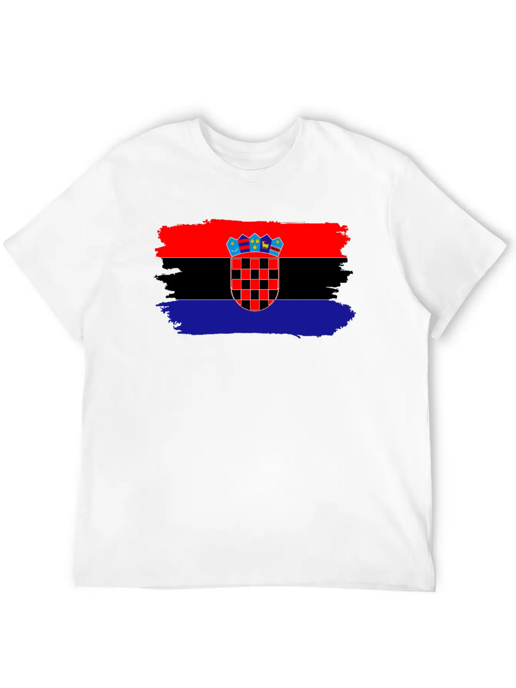Croatia Proud Flag Breathable Soft Cotton T-Shirt – Timeless Casual Look