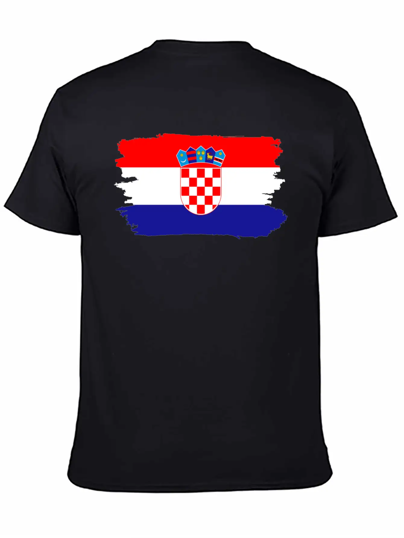 Croatia Proud Flag Breathable Soft Cotton T-Shirt – Timeless Casual Look