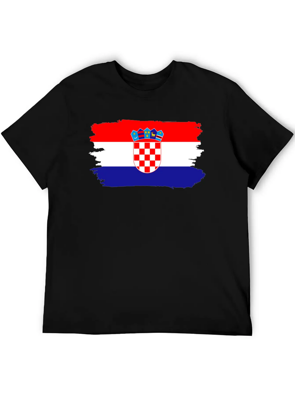Croatia Proud Flag Breathable Soft Cotton T-Shirt – Timeless Casual Look