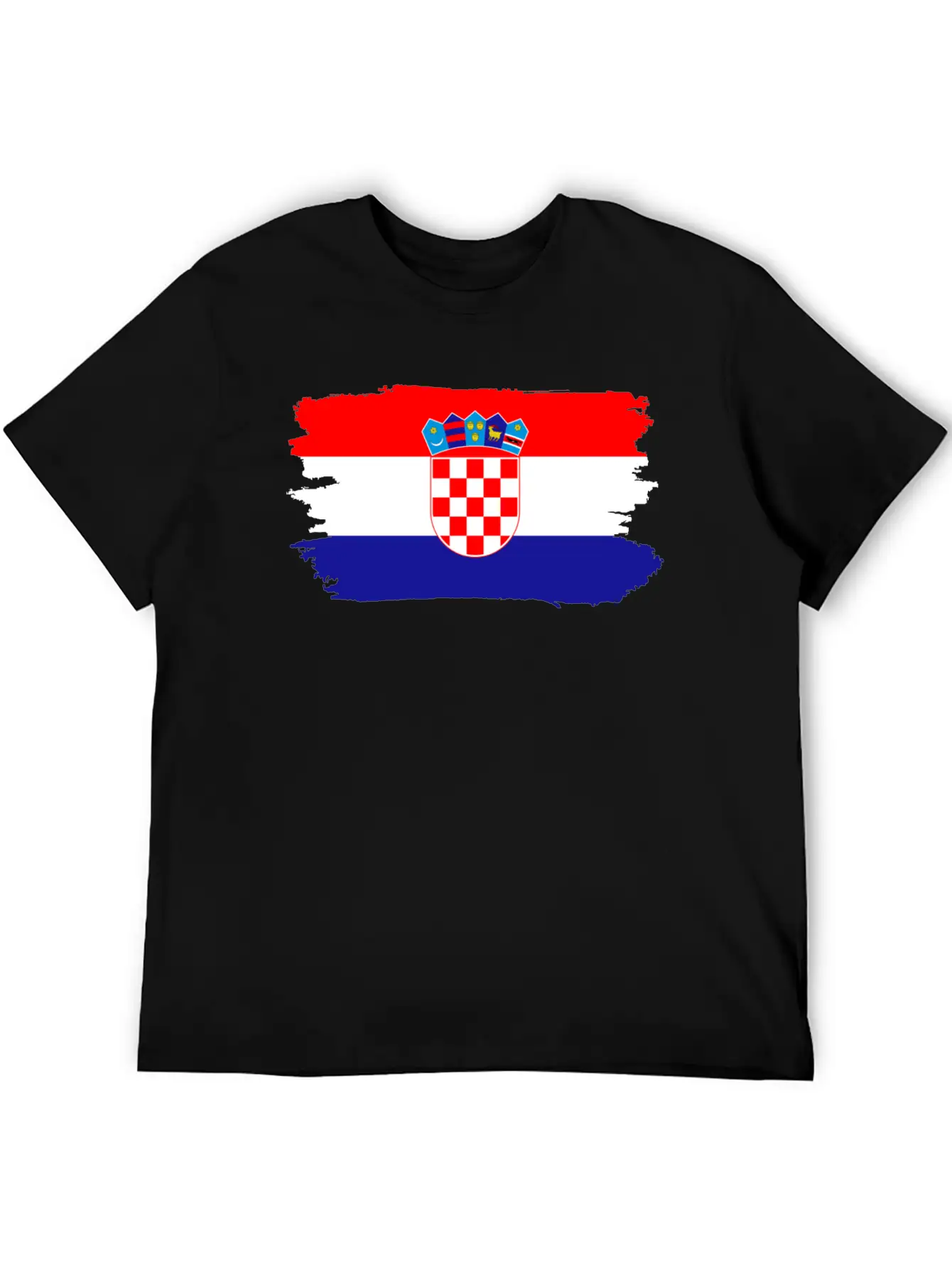 Croatia Proud Flag Breathable Soft Cotton T-Shirt – Timeless Casual Look