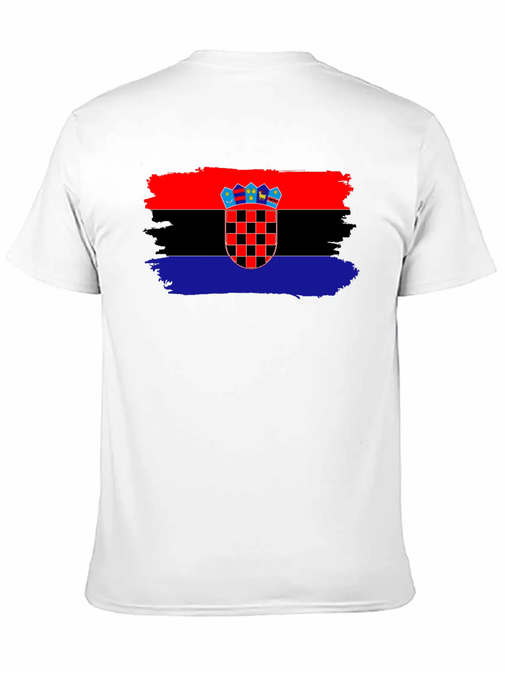 Croatia Proud Flag Breathable Soft Cotton T-Shirt – Timeless Casual Look