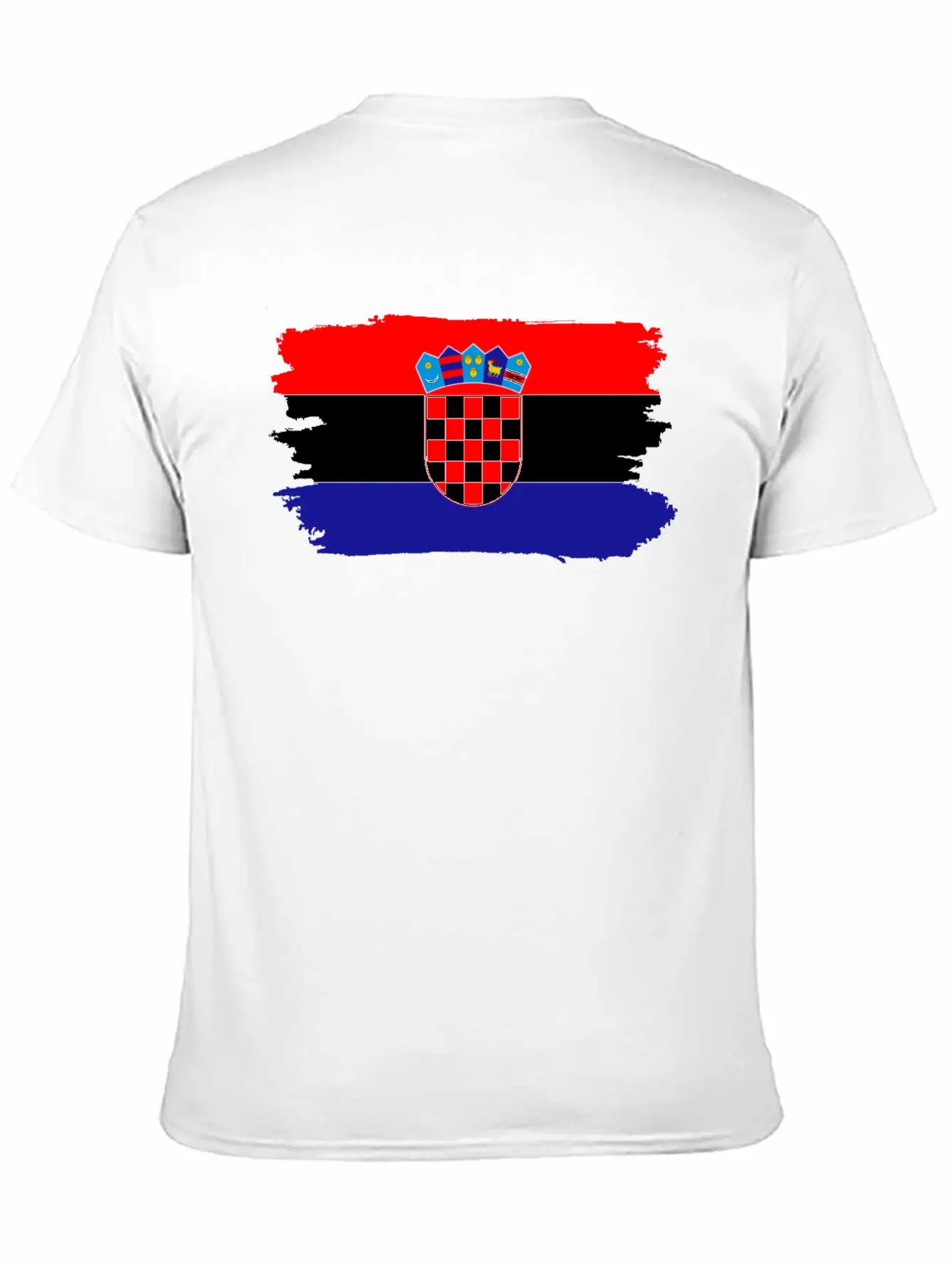 Croatia Proud Flag Breathable Soft Cotton T-Shirt – Timeless Casual Look
