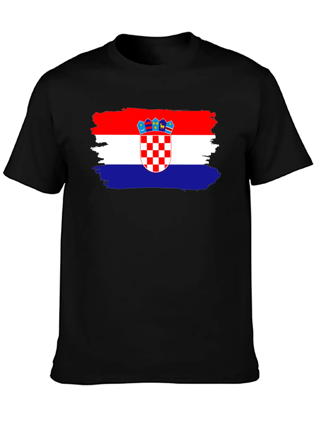 Croatia Proud Flag Breathable Soft Cotton T-Shirt – Timeless Casual Look