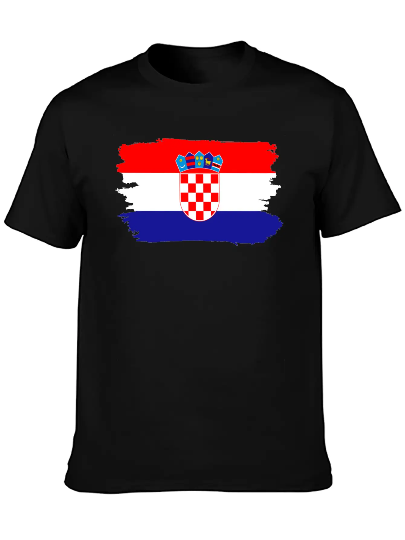 Croatia Proud Flag Breathable Soft Cotton T-Shirt – Timeless Casual Look
