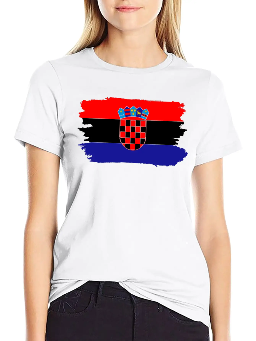 Croatia Proud Flag Breathable Soft Cotton T-Shirt – Timeless Casual Look