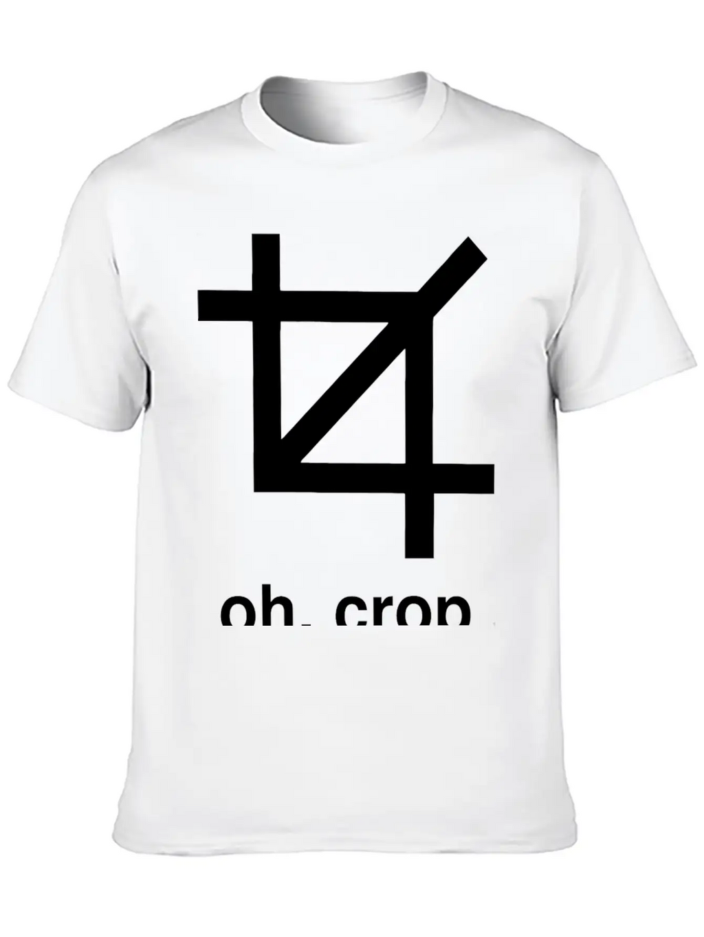 Crop - Oh Crop Breathable Graphic T-Shirt – Perfect For Casual Days